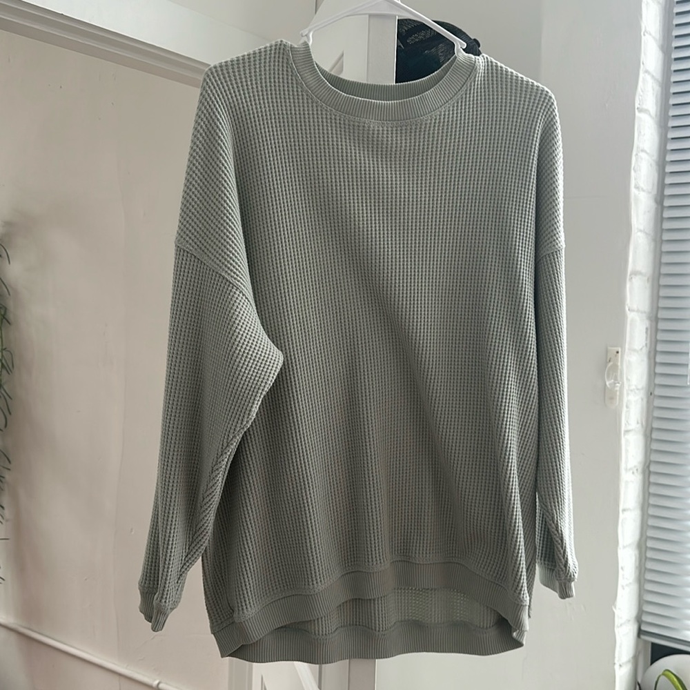 Aerie waffle sweater